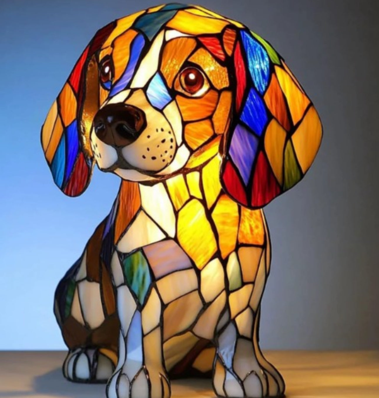 Handmade Dog Lamp πΎ